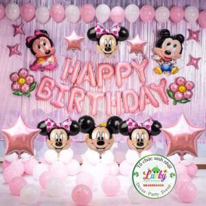 Set bóng sinh nhật Minnie 3