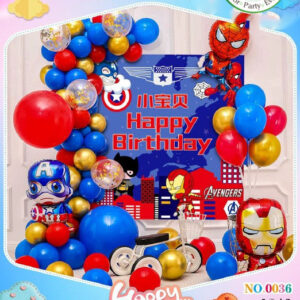 Set bóng sinh nhật Avengers